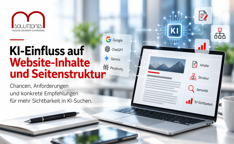 KI-Einfluss auf Website-Inhalte und Struktur